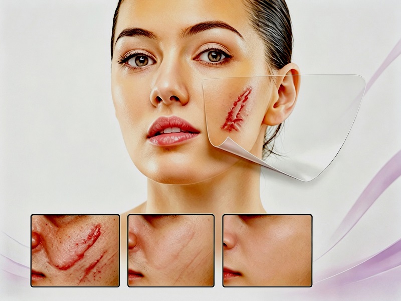Angkop na CmallBio Silicone Scar Dressing para sa Cosmetic Surgery Wound Recovery
